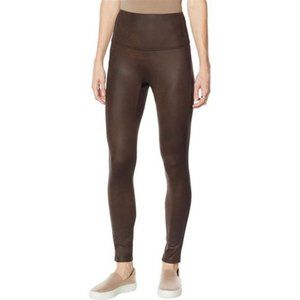 NEW! DG2 Diane Gilman Slim & Sleek Solid Leggings, Espresso Brown - TALL